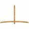 Ekena Millwork Bellingham Rough Sawn Timber Gable Bracket, Western Red Cedar, 96"W x 60"H x 4"D x 4"F, 15/12 Pitch GBW096X60X0404BEL00RWR - alternate 1